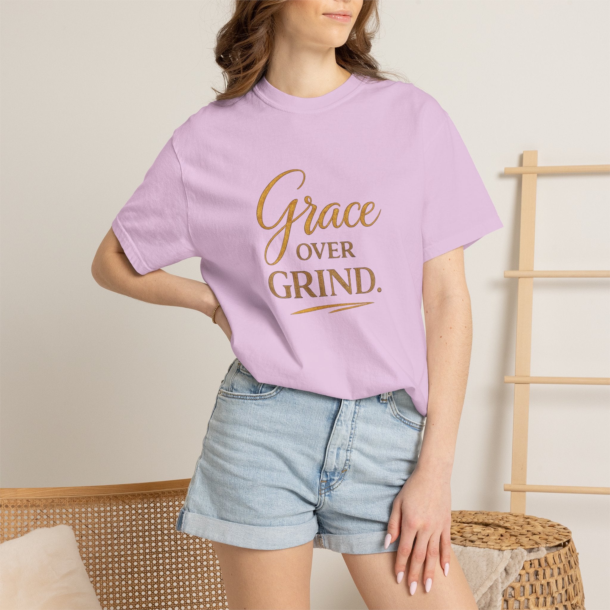 Unisex Grace Over Grind T-Shirt — Inspirational Faith Graphic Tee