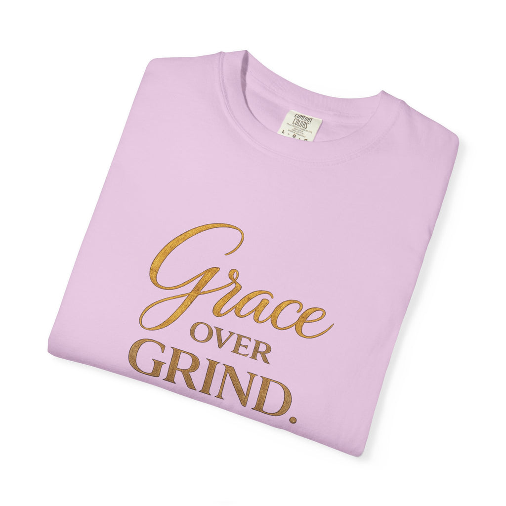 Unisex Grace Over Grind T-Shirt — Inspirational Faith Graphic Tee