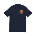 Embroidered 'Live Your Fire' Chest Polo — Men's Classic Golf Shirt