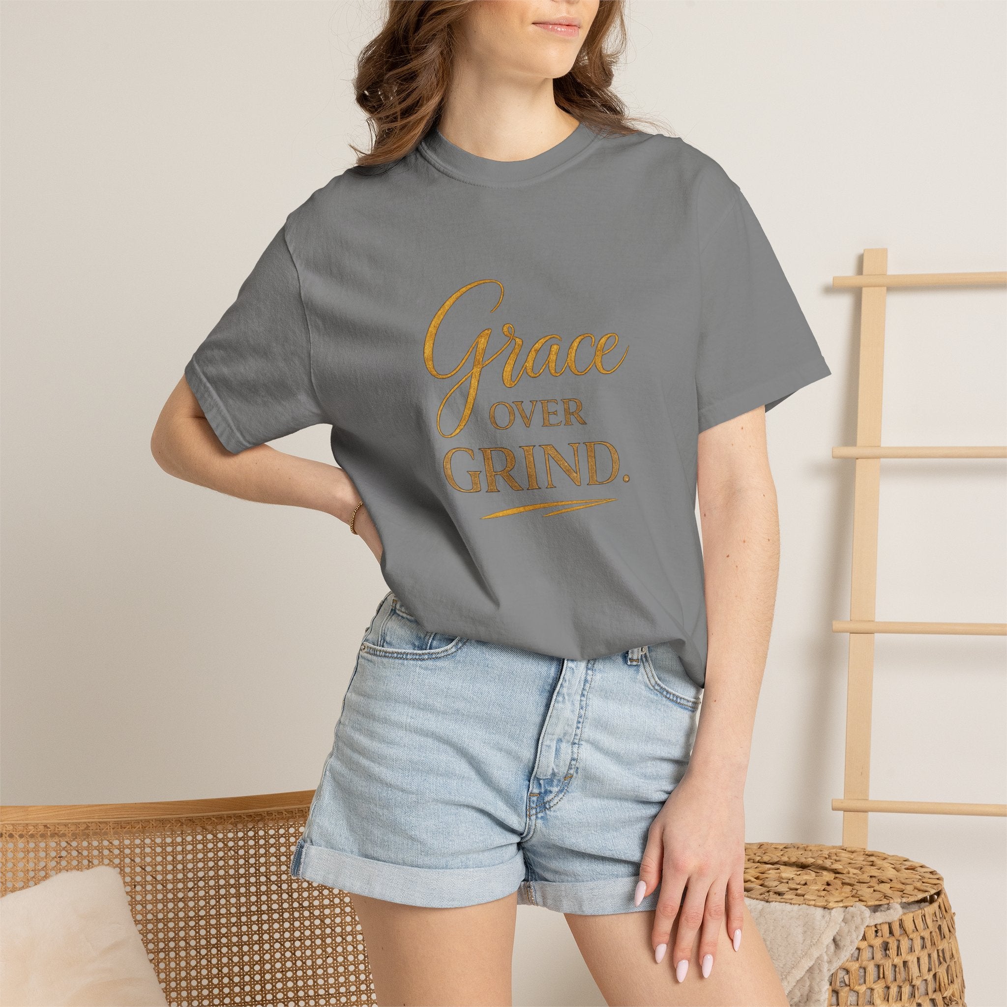 Unisex Grace Over Grind T-Shirt — Inspirational Faith Graphic Tee