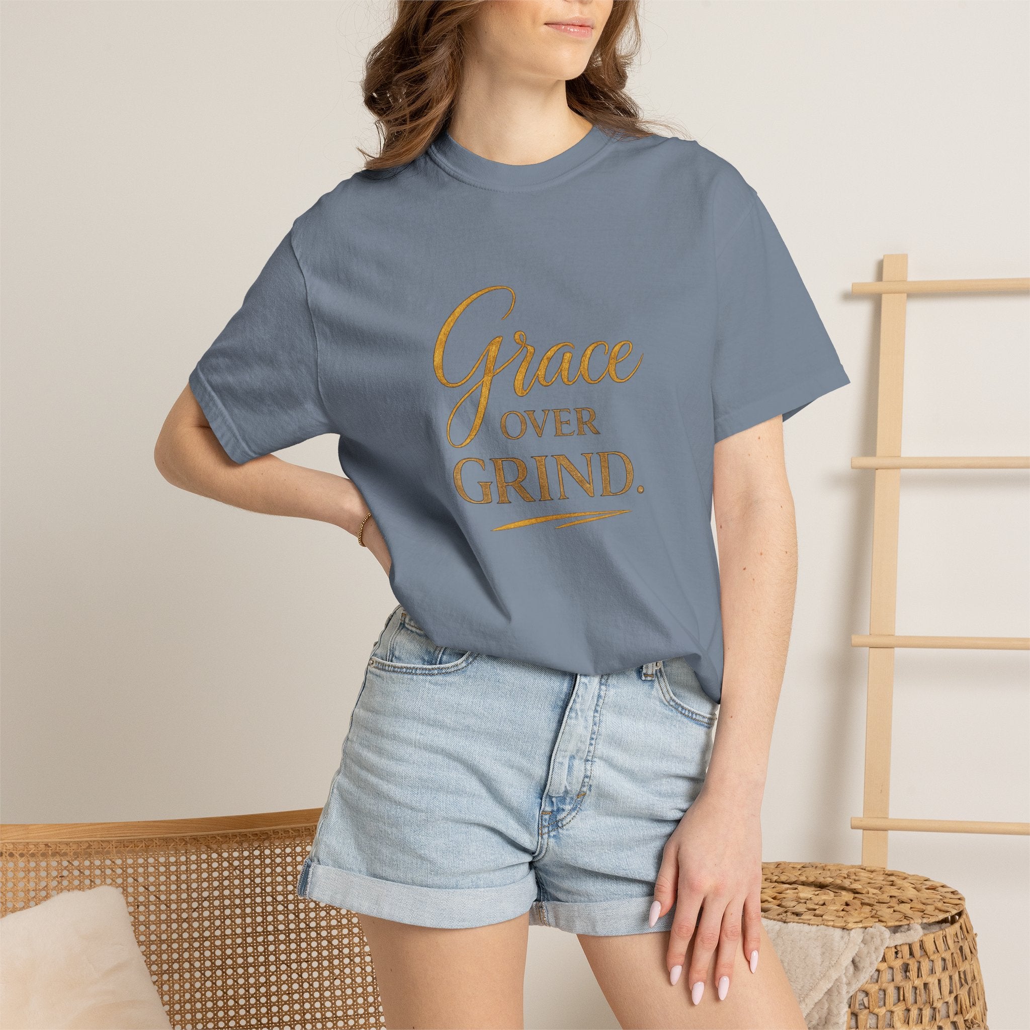 Unisex Grace Over Grind T-Shirt — Inspirational Faith Graphic Tee