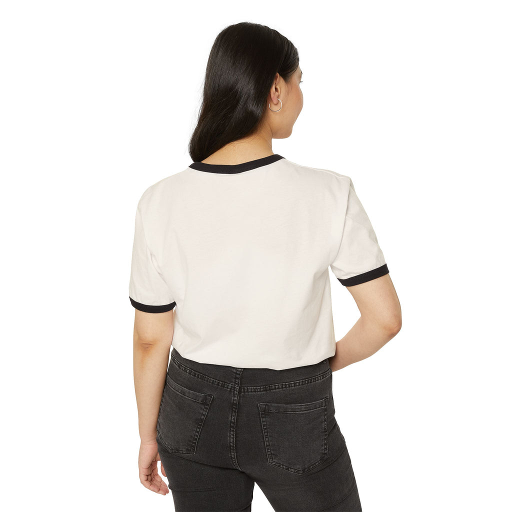 Unisex Dove Flight Ringer T-Shirt — Vintage Bird Graphic Tee