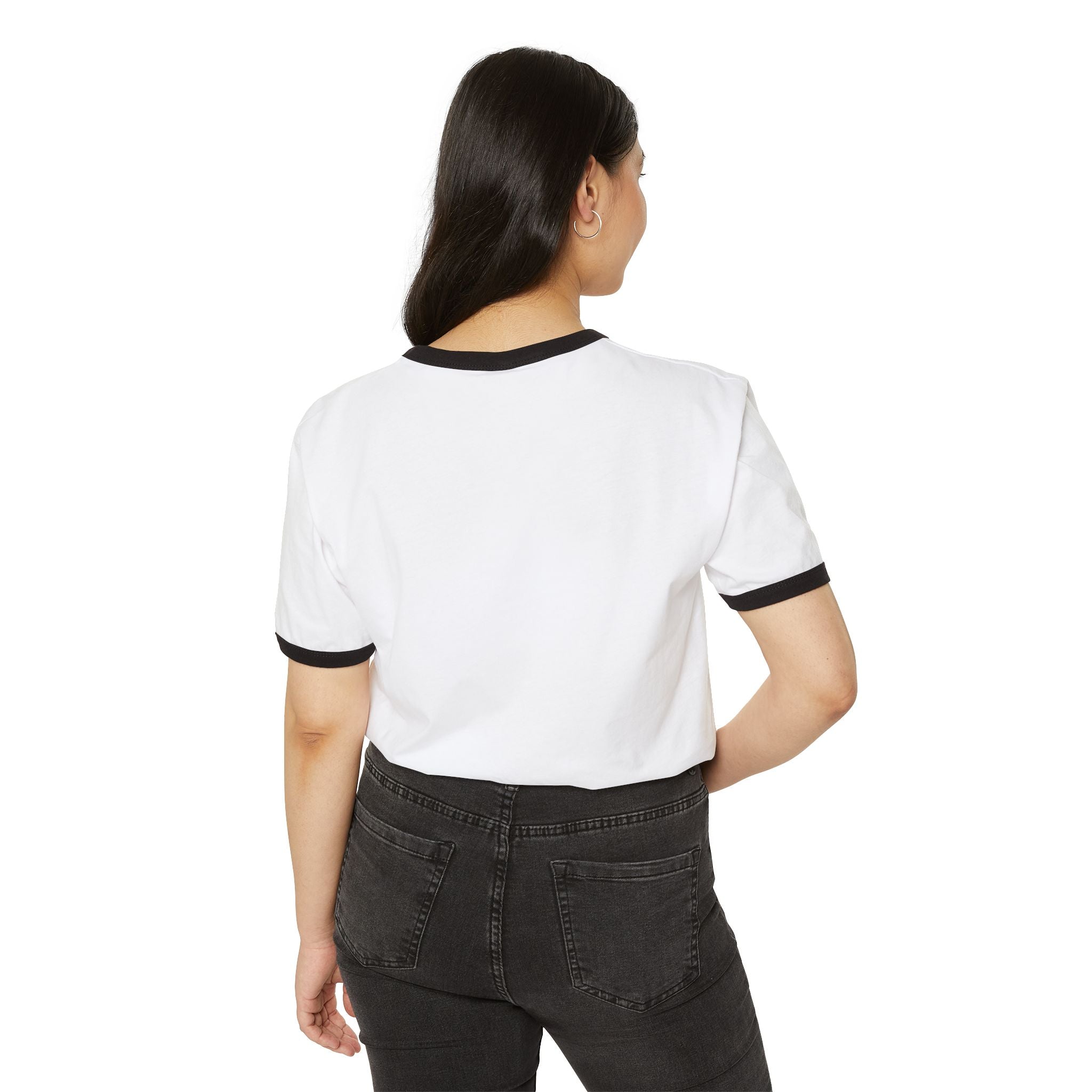 Unisex Dove Flight Ringer T-Shirt — Vintage Bird Graphic Tee