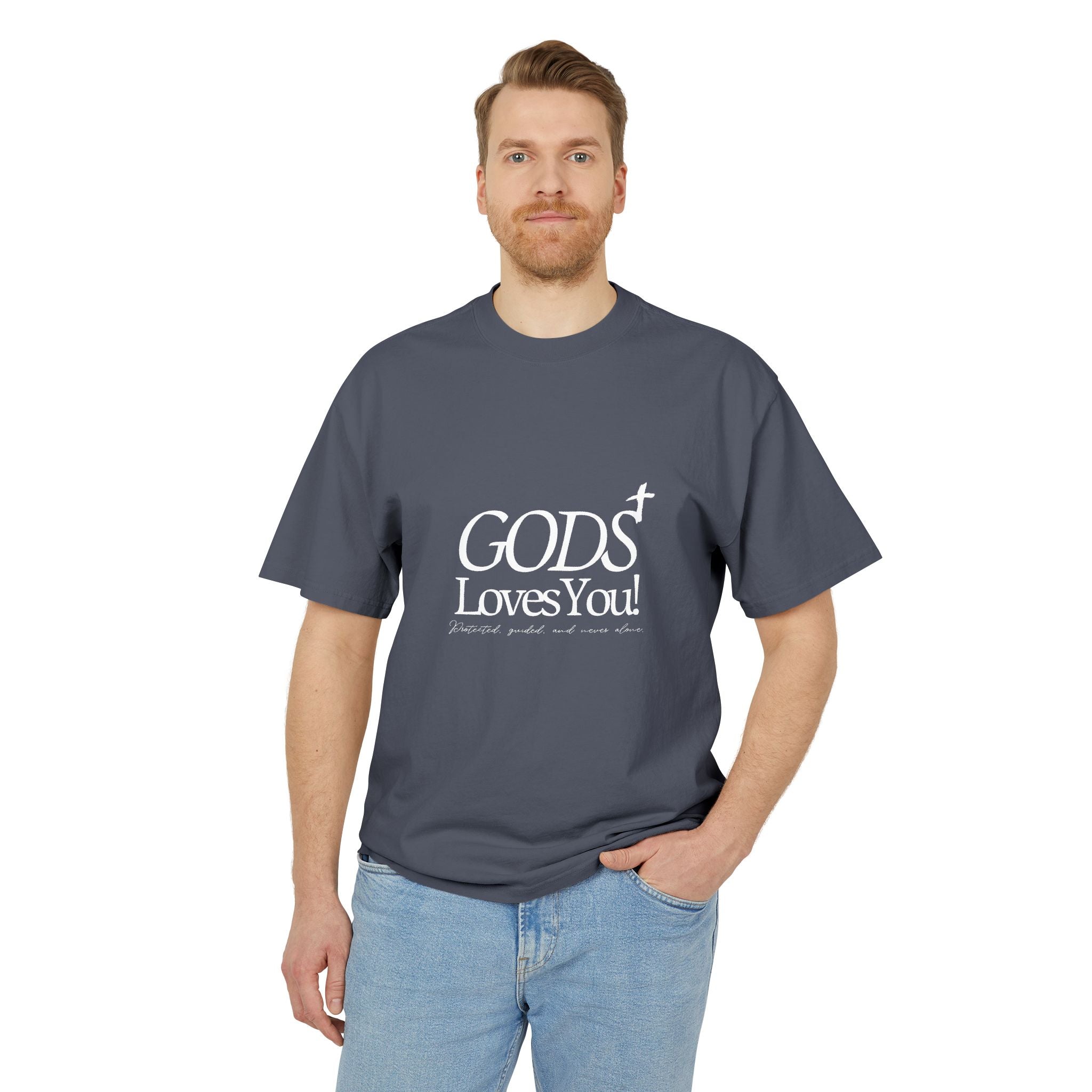 Unisex God Loves You Tee — Faith Message Christian Graphic T-Shirt