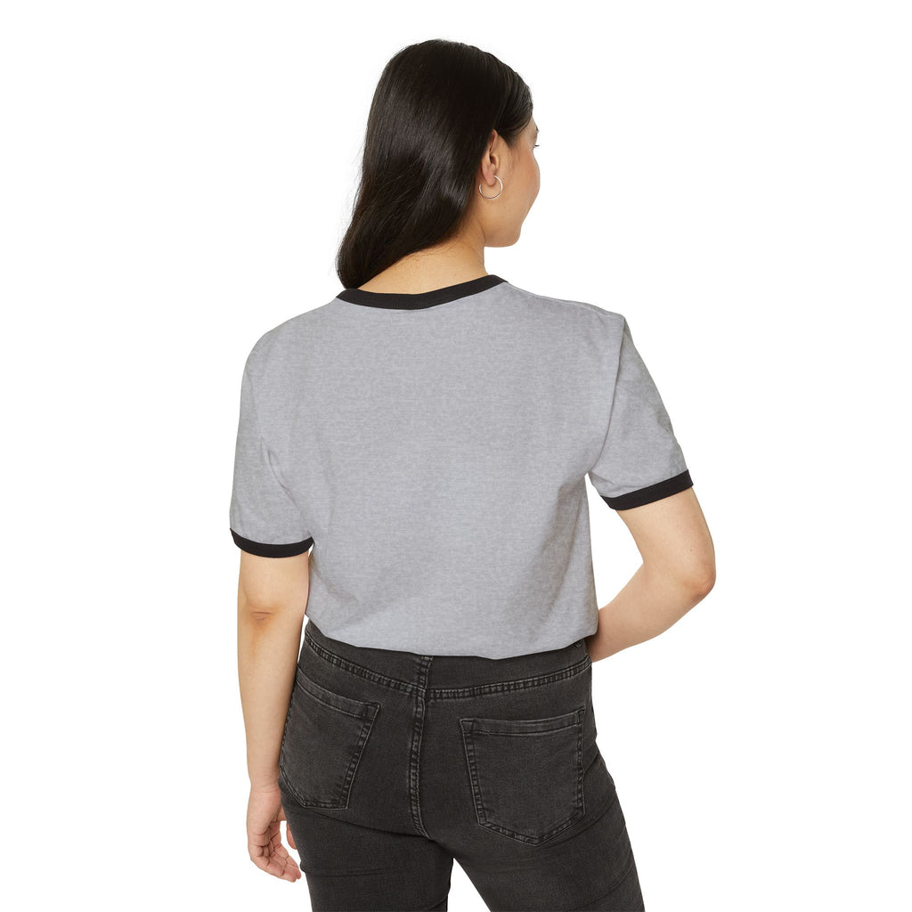 Unisex Dove Flight Ringer T-Shirt — Vintage Bird Graphic Tee
