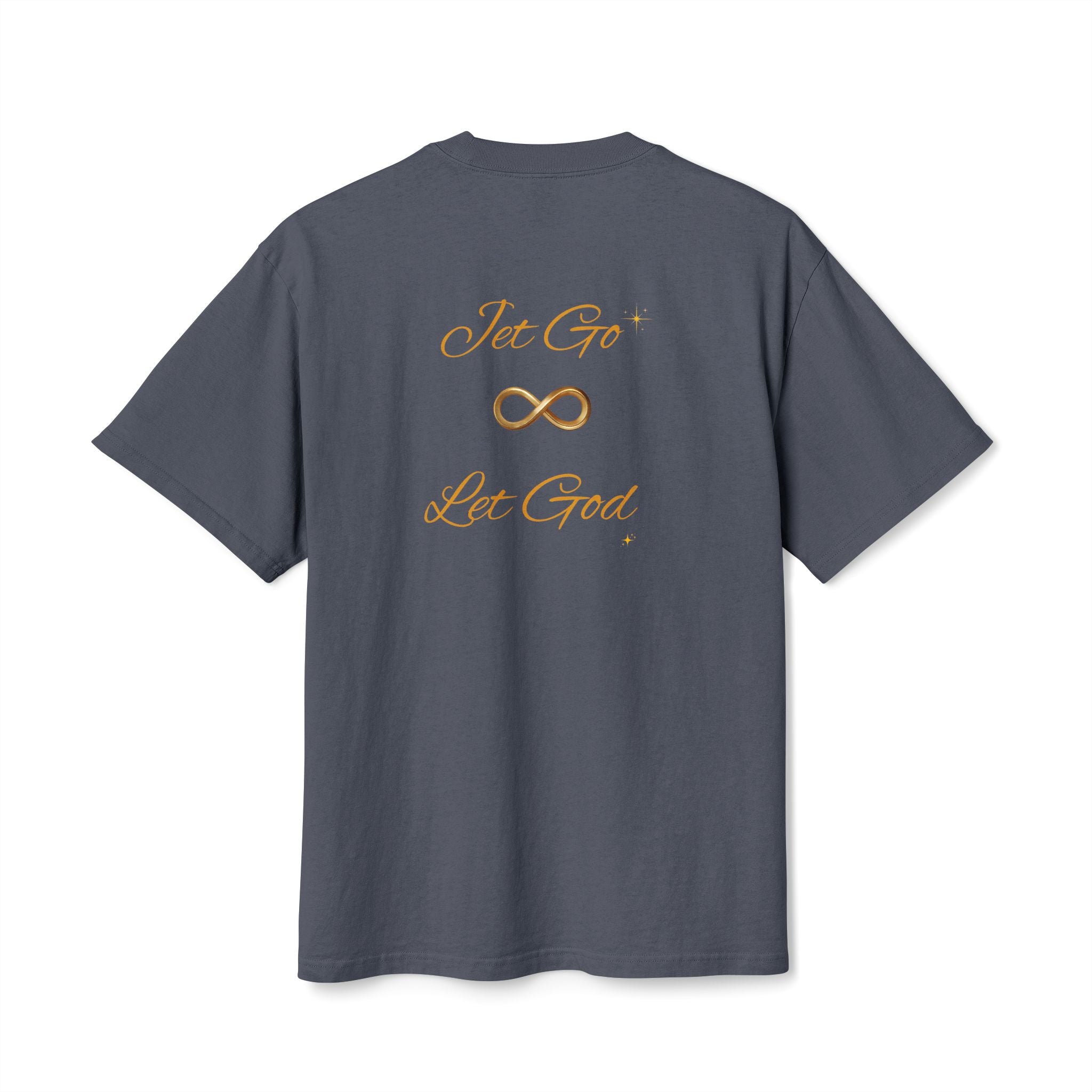 Let Go Let God Infinity Tee — Faith-Inspired Inspirational Graphic T-Shirt