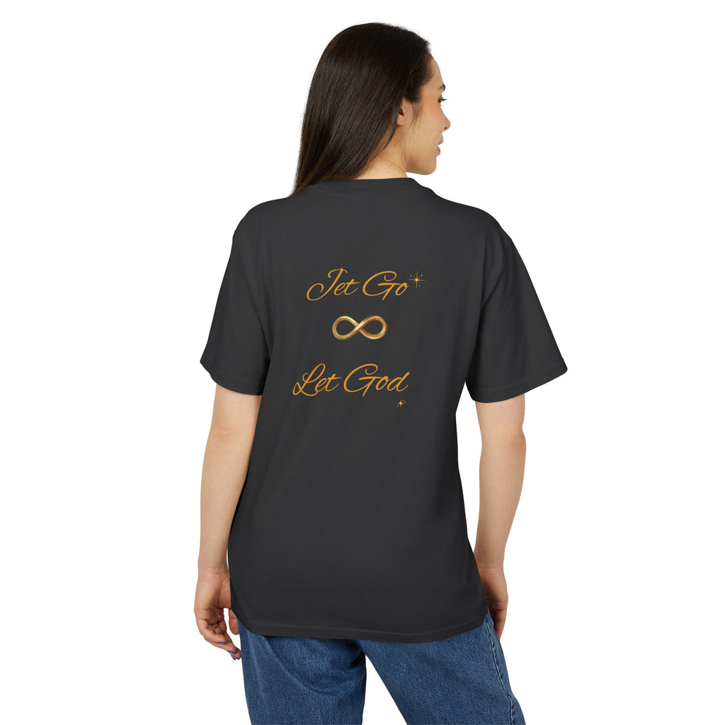 Let Go Let God Infinity Tee — Faith-Inspired Inspirational Graphic T-Shirt