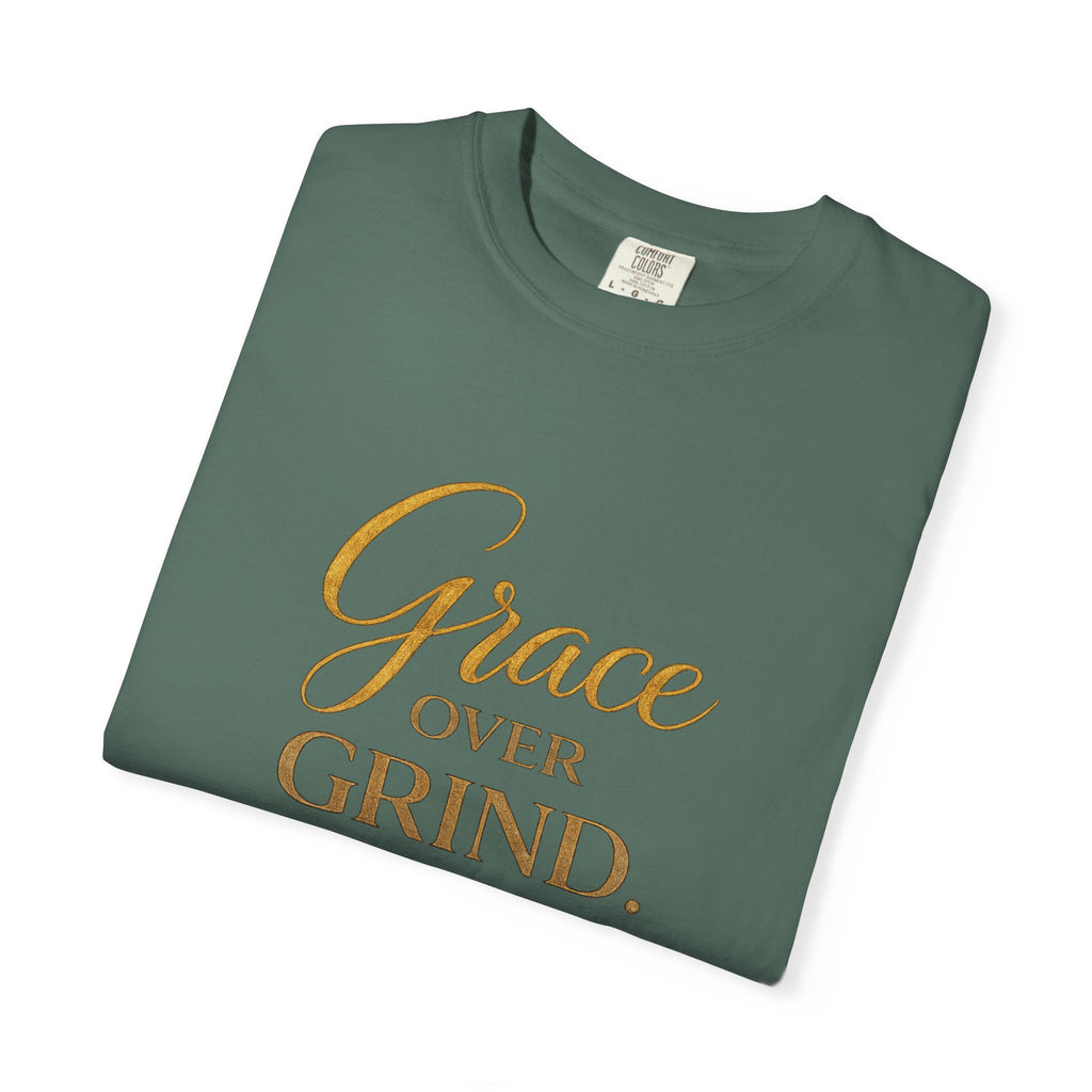 Unisex Grace Over Grind T-Shirt — Inspirational Faith Graphic Tee